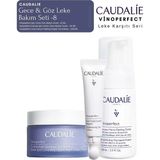 Caudalie Vinoperfect Leke Bakım Seti -8 | Gece & Göz Kremi & Temizleme Peeling Köpük Boy