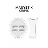 CAVA COSMETİC Manyetik Mıknatıslı Kirpik Seti Uygulama Aparatlı Takma Kirpik Doğal Görünüm