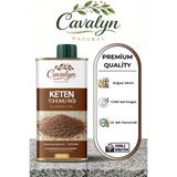 Cavalyn Natural Keten Tohumu Yağı 250ml Premium Series - Soğuk Sıkım - %100 Saf ve Doğal
