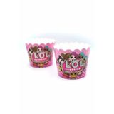 CAVAŞ sun hat Lol Konseptli Bebek Temalı Kek Kabı Ikramlık Muffin Kalıbı Cupcake Stand Kapsülü 25 Adet