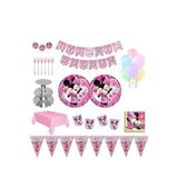CAVAŞ sun hat minie mouse 8 Kişilik Parti Seti Konsepti minie mouse Parti Malzemeleri