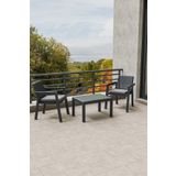 Çavdar Group Prestij 1+1 Sehpa Minderli 2 Kişilik Bistro Set Bahçe Balkon Teras Takımı