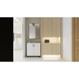 Çavdar Mobilya Çok Amaçlı Dolap, Kiler Dolabı, Balkon Dolabı , Banyo Dolabı - Beyaz