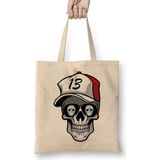 Caveira Bone Bez Çanta Uzun Saplı - Açık Bej - 40 X 40