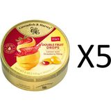 Cavendish & Harvey 5’li Çilek Dolgulu Limon Aromalı Şeker 175 Gr