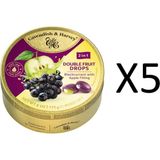 Cavendish & Harvey -5’li Siyah Elma Dolgulu Frenk Üzümü Aromalı Şeker 175 Gr- Atıştırmalık Şekerleme - 1 Adet