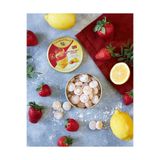 Cavendish & Harvey Çilek Dolgulu Limon Aromalı Şeker, Iki Kat Lezzet Keyfi, 175 G