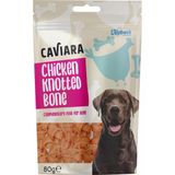 Caviara Köpek Çiğneme Kemiği, Tavuk Etli, Düğümlü, 80 gr, Köpek Ödülü ve Oyuncağı KL-316