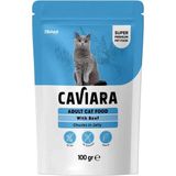 Caviara Pouch Dana Etli Kedi Maması Jöle Içinde Et Parçacıklı 100 gr - Karışık