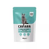 Caviara Pouch Sos İçinde Et Parçacıklı Kuzu Etli Yetişkin Kedi Konservesi 100 Gr