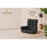 Caviss Home Armut Salıncak-Fındık Salıncak-Yumurta Salıncak ve Bahçe Balkon Minderi " (Sadece Minder Salıncak Görsel Amaçlı Kullanılmıştır. ) - Hardal - Antrasit