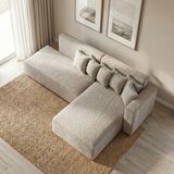 Cavissa Home Living Cavissa Kraft Coco Soft Köşe Koltuk Takımı - Kahve - Sağ Köşe