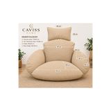 cavisshome CAVİSS HOME Tekli Salıncak Minderi, Salıncak, Minder, Oturma Minderi, Bahçe Mobilyası,Yer Minderi,Yer Koltuğu,Ergonomik Sırt Destekli Oturma Minderi 70x60 cm