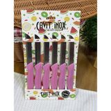 Cavit Inox Tırtıklı 6'lı Meyve Bıçağı Pembe Simli