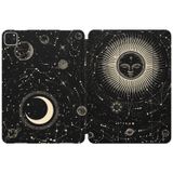 Cavka Kılıf iPad Air 3. Nesil 2019 Pro 10,5 inç 2017 Vintage Takımyıldızları İnce Boho Manyetik Kapak Gece Gökyüzü Yıldızları Büyücülük Güneş Ay Göksel Büyülü Baskı Kızlar için Uzay - Siyah