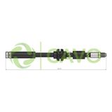 CAVO C900473A Arka Fren Hortumu S40 II (Ms) 04-