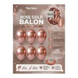 ÇAVUŞ E-TİCARET Rose Gold Balon Seti,Doğum Günü Parti Balonu Parti Süsleme