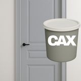 CAXCOLORS Ahşap-Metal Vernikli Kapı Akrilik Boya 1 Litre - BETON GRİ