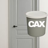 CAXCOLORS Ahşap-Metal Vernikli Kapı Akrilik Boya 1 Litre - GÜMÜŞ GRİ