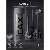 CAXCOLORS Akrilik Sprey Boya 400 ml Mobilya Hobi Boyası - Koyu Gri