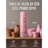 CAXCOLORS Akrilik Sprey Boya 400ML - Saksı ve Vazolar Için Hızlı Kuruyan Hobi Boyası - Pembe