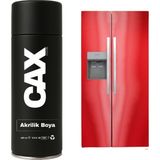 CAXCOLORS Buzdolabı Beyaz Eşya Dönüşüm Sprey Boyası 400 ml - KIRMIZI