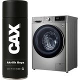 CAXCOLORS Çamaşır-Kurutma Makinası Beyaz Eşya Dönüşüm Sprey Boyası 400 ml - İNOX
