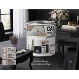 CAXCOLORS Cax Ahşap ve Mobilya Boyası 1 Litre - Masa, Sehpa, Mutfak Dolabı ve Kapı Boyası (Isıya ve Sıvıya Dayanıklı) - Mat Siyah