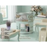 CAXCOLORS Cax Ahşap ve Mobilya Boyası 1 Litre - Masa, Sehpa, Mutfak Dolabı ve Kapı Boyası (Isıya ve Sıvıya Dayanıklı) - Meltem Rüzgarı