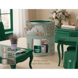 CAXCOLORS Cax Ahşap ve Mobilya Boyası 1 Litre - Masa, Sehpa, Mutfak Dolabı ve Kapı Boyası (Isıya ve Sıvıya Dayanıklı) - Zümrüt Yeşili