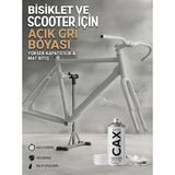 CAXCOLORS Cax Akrilik Sprey Boya - 400 Ml, Bisiklet ve Scooter Boyası - Açık Gri