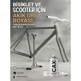 CAXCOLORS Cax Akrilik Sprey Boya - 400 Ml, Bisiklet ve Scooter Boyası - Akik Gri