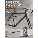 CAXCOLORS Cax Akrilik Sprey Boya - 400 Ml, Bisiklet ve Scooter Boyası - Antrasit Gri