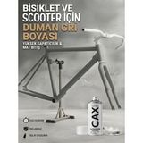 CAXCOLORS Cax Akrilik Sprey Boya - 400 Ml, Bisiklet ve Scooter Boyası - Duman Gri