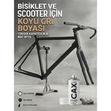 CAXCOLORS Cax Akrilik Sprey Boya - 400 Ml, Bisiklet ve Scooter Boyası - Koyu Gri