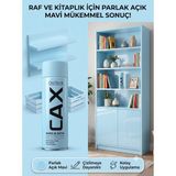 CAXCOLORS Cax Akrilik Sprey Boya 400 ml – Mobilya, Raf, Kitaplık ve Ahşap Hızlı Kuruyan Çok Amaçlı Sprey Boya - AÇIK MAVİ