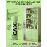 CAXCOLORS Cax Akrilik Sprey Boya 400 ml – Mobilya, Raf, Kitaplık ve Ahşap Hızlı Kuruyan Çok Amaçlı Sprey Boya - AÇIK YEŞİL