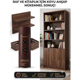 CAXCOLORS Cax Akrilik Sprey Boya 400 ml – Mobilya, Raf, Kitaplık ve Ahşap Hızlı Kuruyan Çok Amaçlı Sprey Boya - KOYU KAHVE