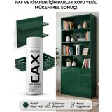 CAXCOLORS Cax Akrilik Sprey Boya 400 ml – Mobilya, Raf, Kitaplık ve Ahşap Hızlı Kuruyan Çok Amaçlı Sprey Boya - KOYU YEŞİL
