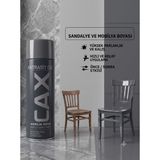 CAXCOLORS Cax Akrilik Sprey Boya 400 ml - Sandalye Mobilya Ahşap Metal Yüksek Parlaklık Kolay Uygulama - ANTRASİT GRİ