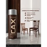 CAXCOLORS Cax Akrilik Sprey Boya 400 ml - Sandalye Mobilya Ahşap Metal Yüksek Parlaklık Kolay Uygulama - KOYU AHŞAP