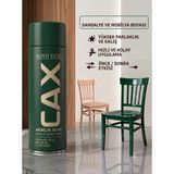 CAXCOLORS Cax Akrilik Sprey Boya 400 ml - Sandalye Mobilya Ahşap Metal Yüksek Parlaklık Kolay Uygulama - KOYU YEŞİL