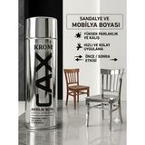 CAXCOLORS Cax Akrilik Sprey Boya 400 ml - Sandalye Mobilya Ahşap Metal Yüksek Parlaklık Kolay Uygulama - KROM