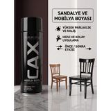 CAXCOLORS Cax Akrilik Sprey Boya 400 ml - Sandalye Mobilya Ahşap Metal Yüksek Parlaklık Kolay Uygulama - PARLAK SİYAH