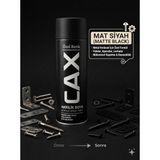 CAXCOLORS Cax Akrilik Sprey Boya 400ML - Metal Hırdavat Vida Bağlantı Aparatı Için Özel Renk - Mat Siyah