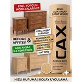 CAXCOLORS Cax Akrilik Sprey Boya 400ML - Mobilya Yenileme Boyası, Komodin & Şifonyer Için Hızlı Kuruma - Açık ahşap