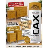 CAXCOLORS Cax Akrilik Sprey Boya 400ML - Mobilya Yenileme Boyası, Komodin & Şifonyer Için Hızlı Kuruma - Koyu sarı
