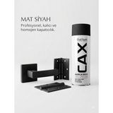 CAXCOLORS Cax Akrilik Sprey Boya - Kapı Kolları ve Menteşeler Için Özel Renk Hızlı Kuruyan Akrilik Sprey Boya - Mat Siyah