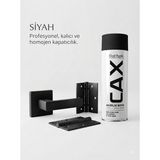 CAXCOLORS Cax Akrilik Sprey Boya - Kapı Kolları ve Menteşeler Için Özel Renk Hızlı Kuruyan Akrilik Sprey Boya - Siyah