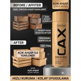 CAXCOLORS Cax Akrilik Sprey Boya Krom Rengi 400ML - Ahşap Kasa ve Kutular Için Yenileme ve Dekore Etme Boyası - Açık ahşap